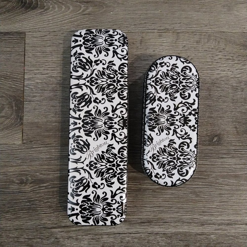 Black and White Patterned Storage Box Set